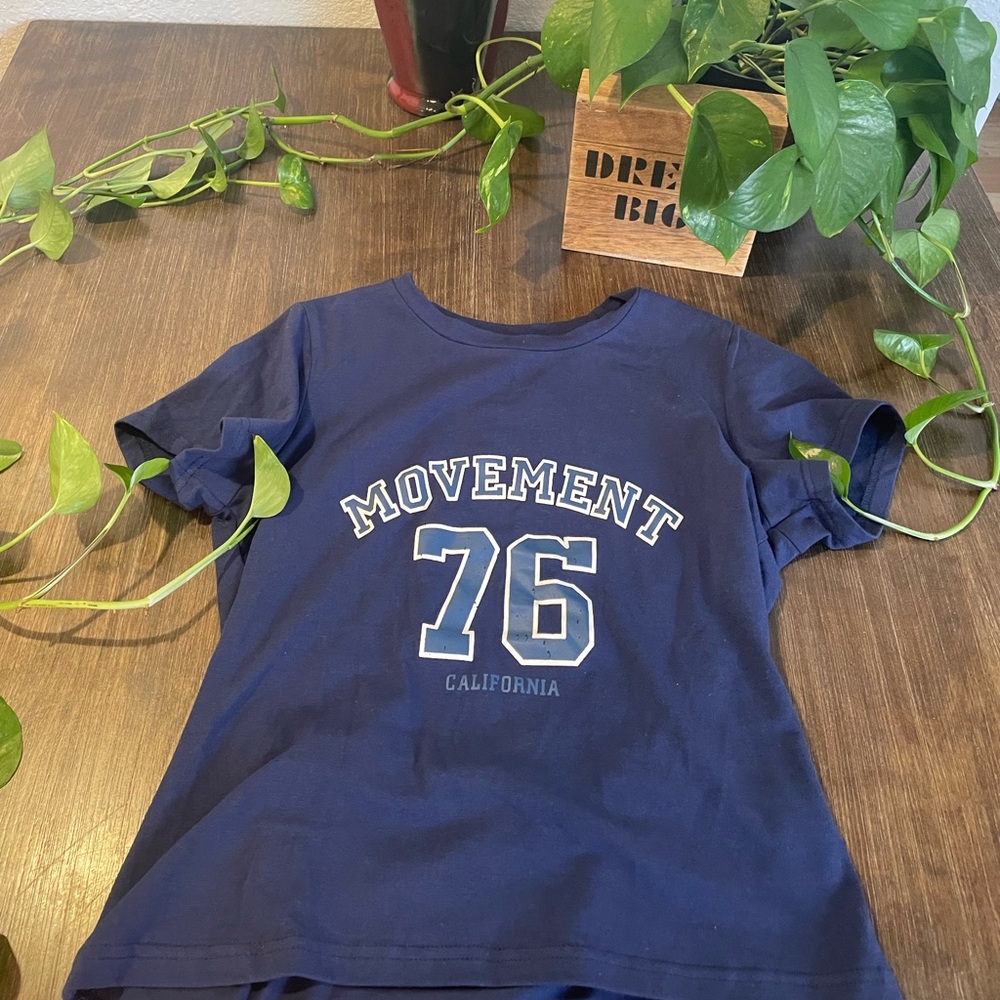 Navy blue t-shirt